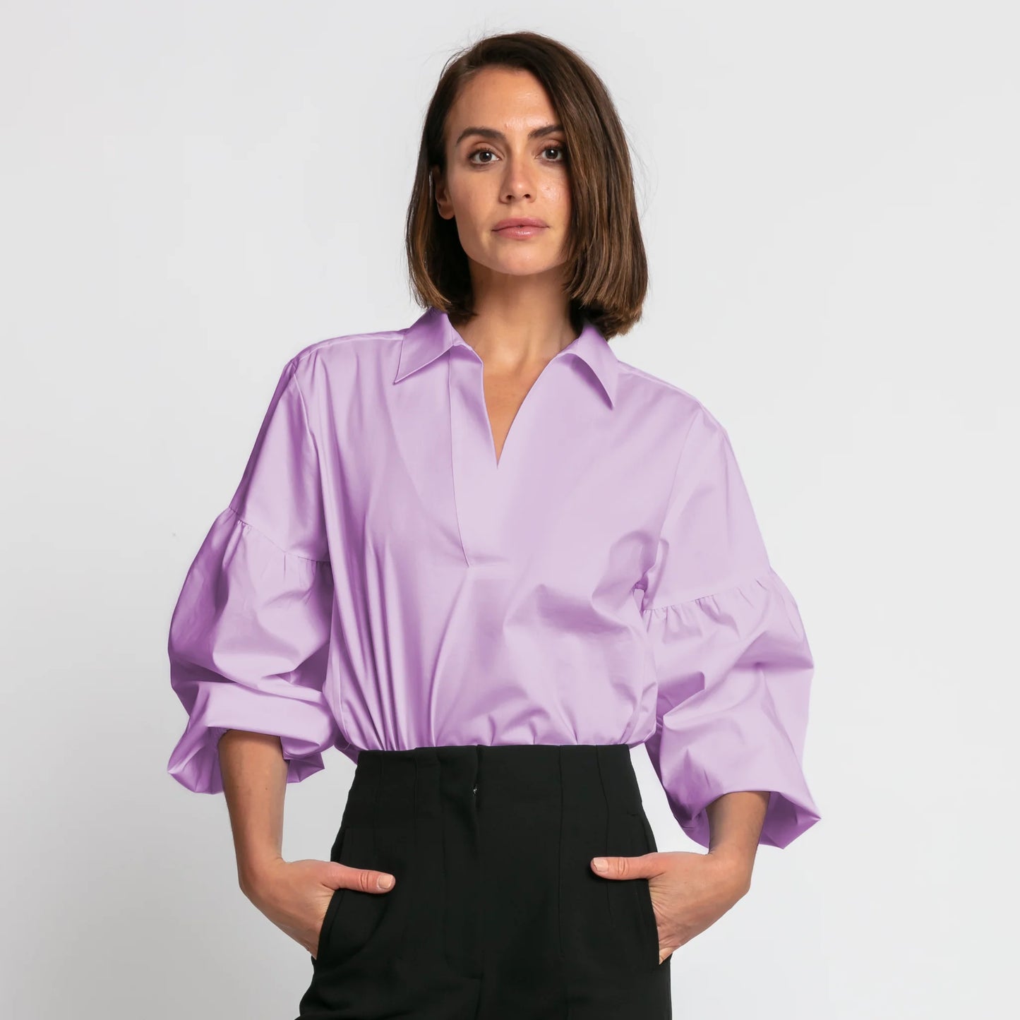 Arianna Puff-Sleeve Top