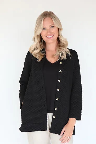 Black Quilted Jacket