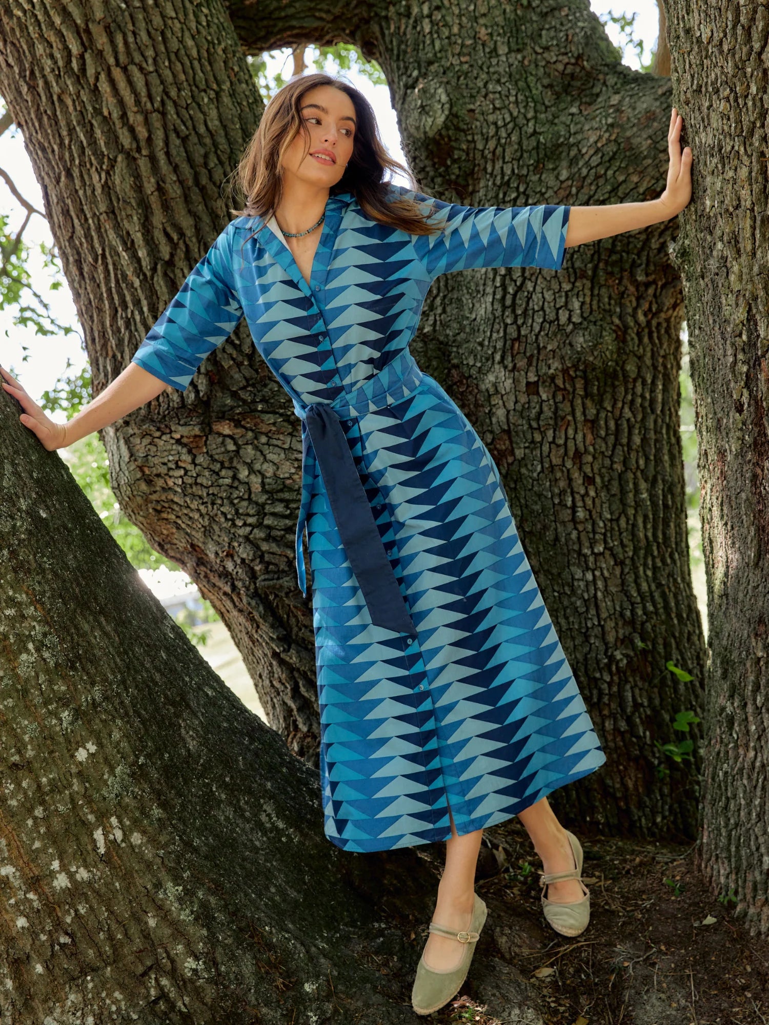 eloise midi dress Eloise Midi Dress Extra small / Blue Triangle