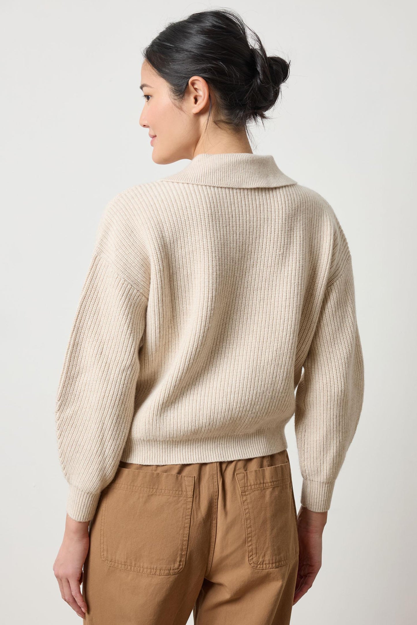 Keyhole Rib Sweater