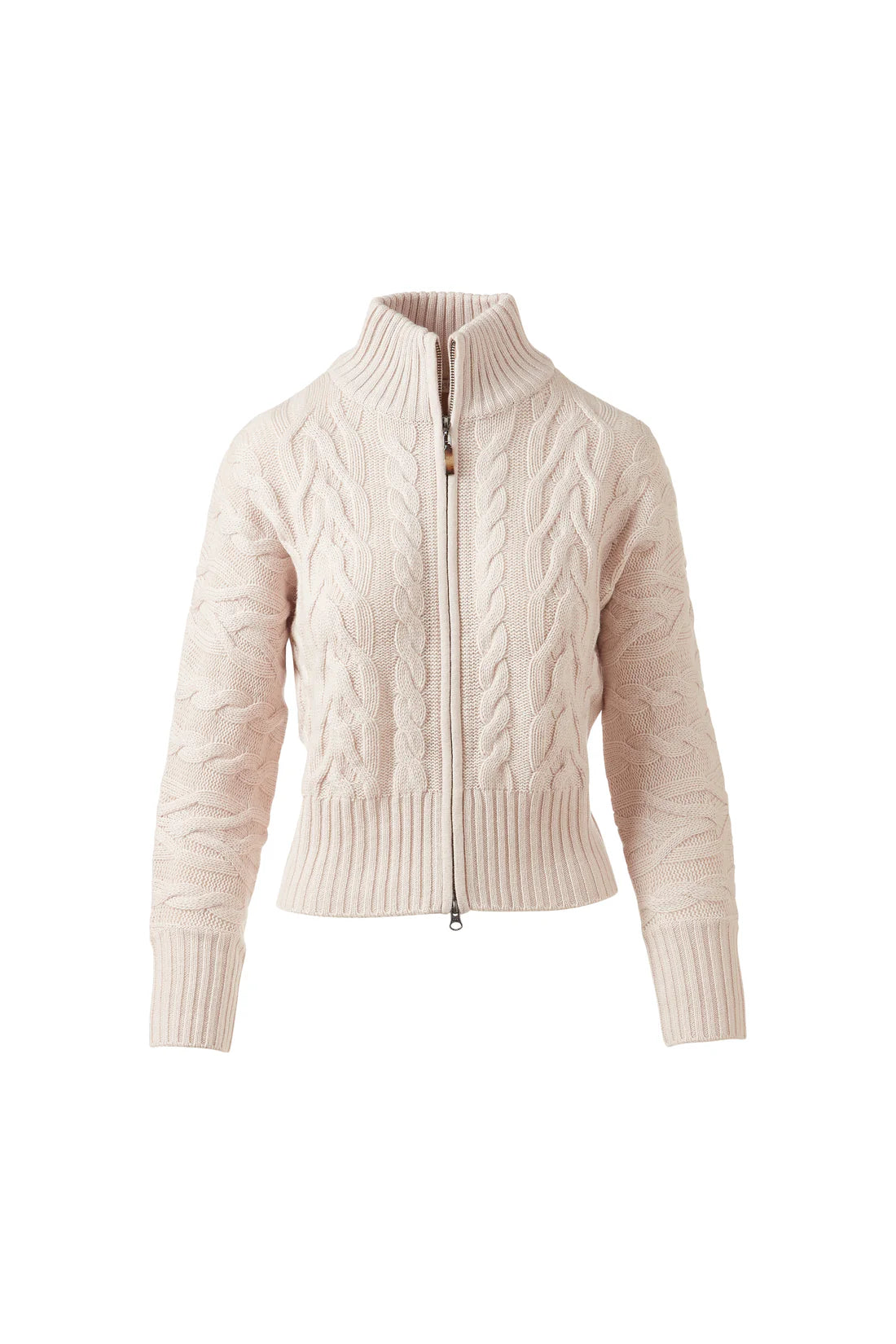 Luxe Cable Zip Blend Cardigan