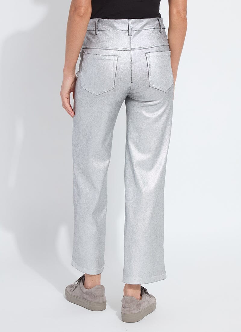 Coated Wide Leg Pant