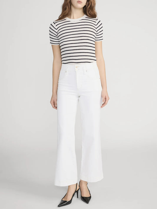 The Seamed Wide Trouser Cropped