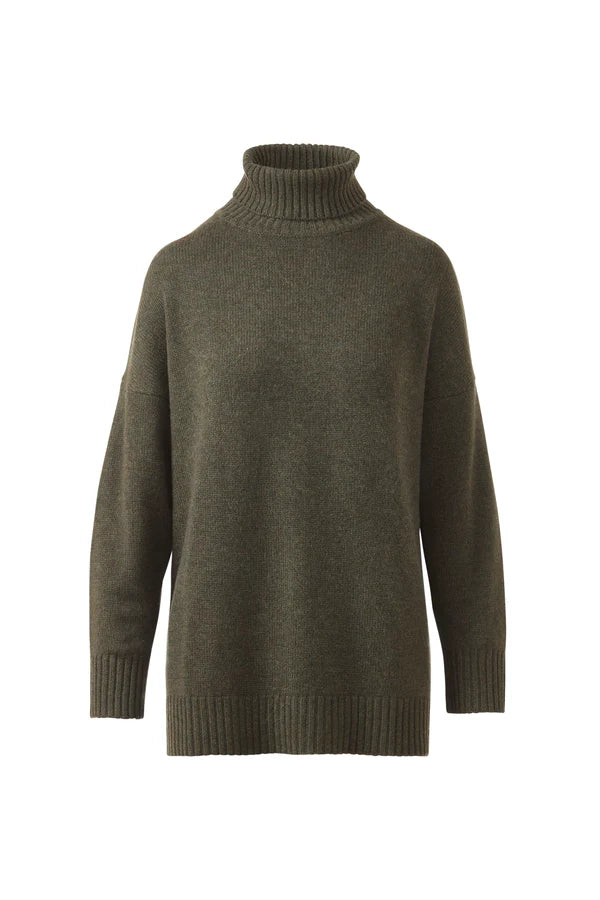 Oversized Cozy Mock Sweater