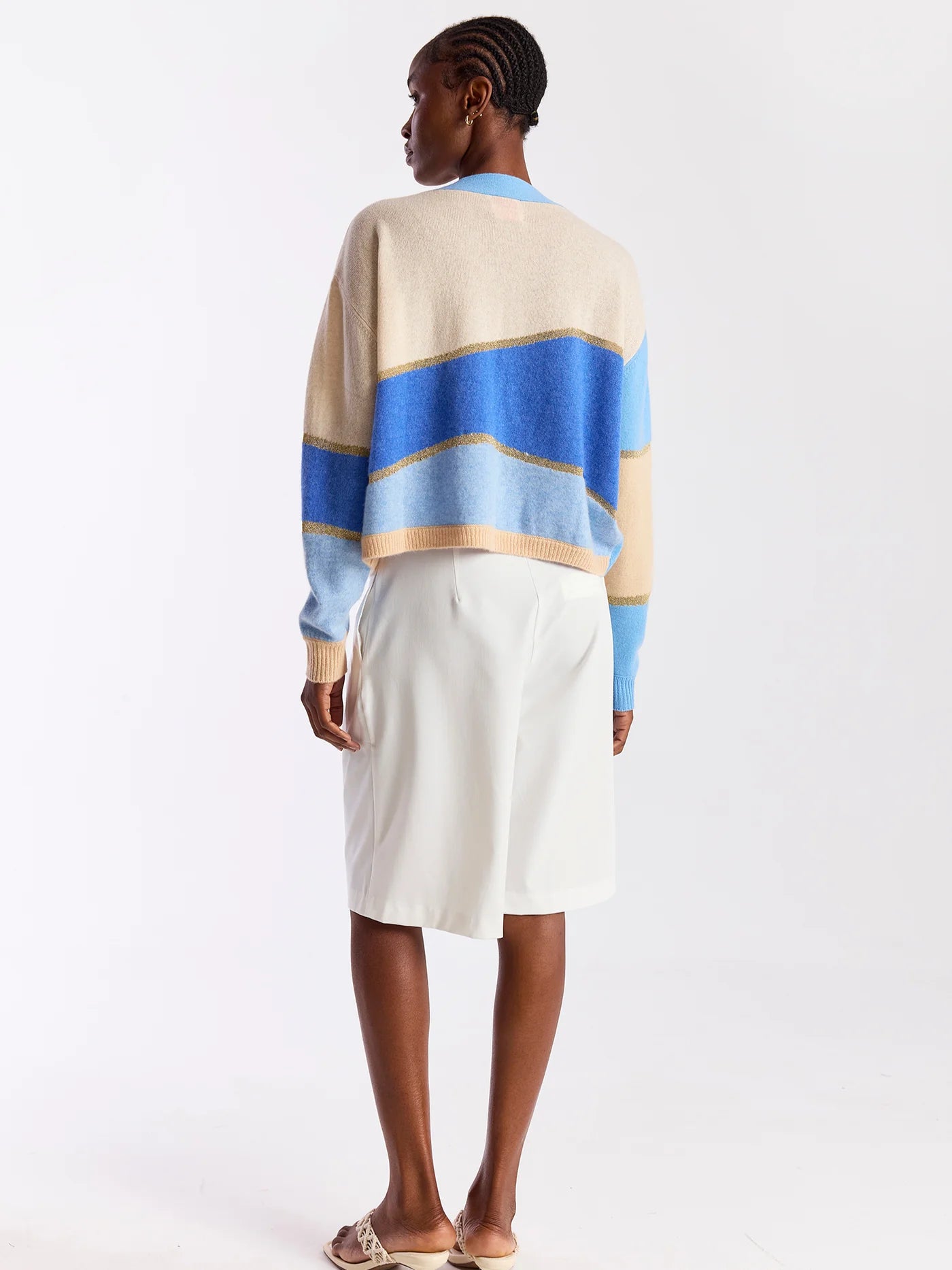 ABSTRACT SCENIC CARDI - Tulips Little Pop Up Shop