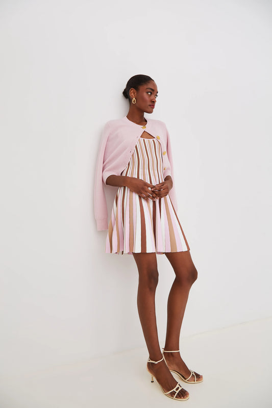 LEILA STRIPED MINI DRESS - Tulips Little Pop Up Shop