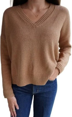 Boxy Vee Sweater