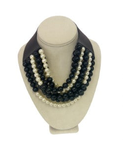 Marcella Black Pearl Necklace