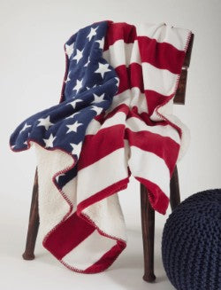 Flag Sherpa Blanket