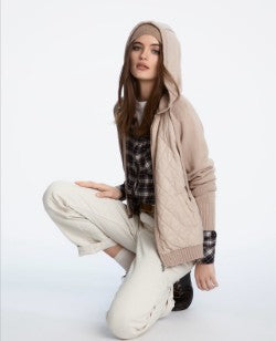 Quilted Sweater Jacket