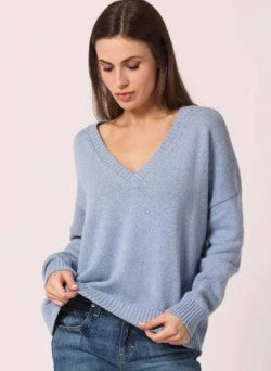 Boxy Vee Sweater