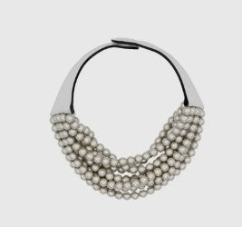Bella Silver Pearl Necklace