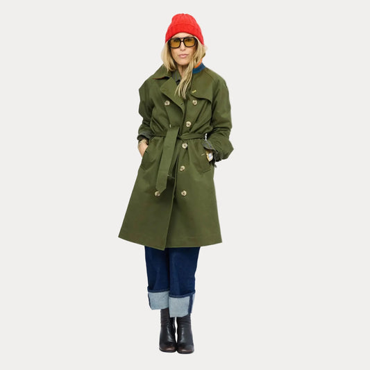 COLOR WASHED TRENCH