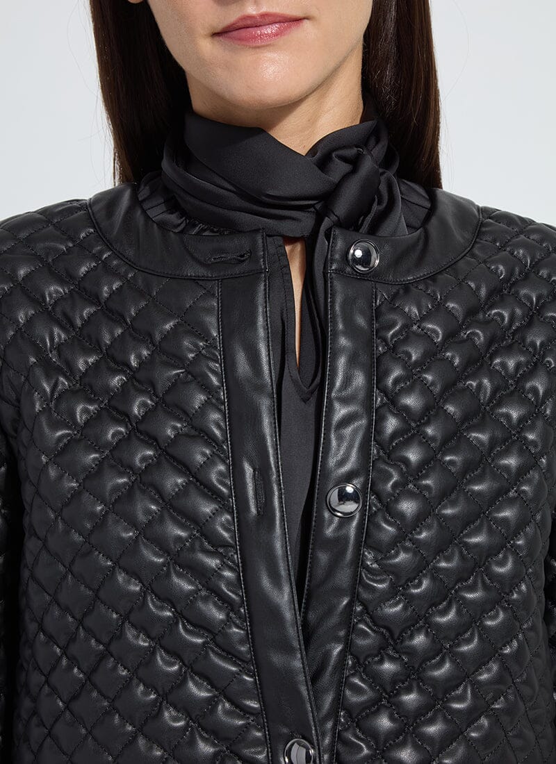 Aurelle Quilted Vegan Jacket