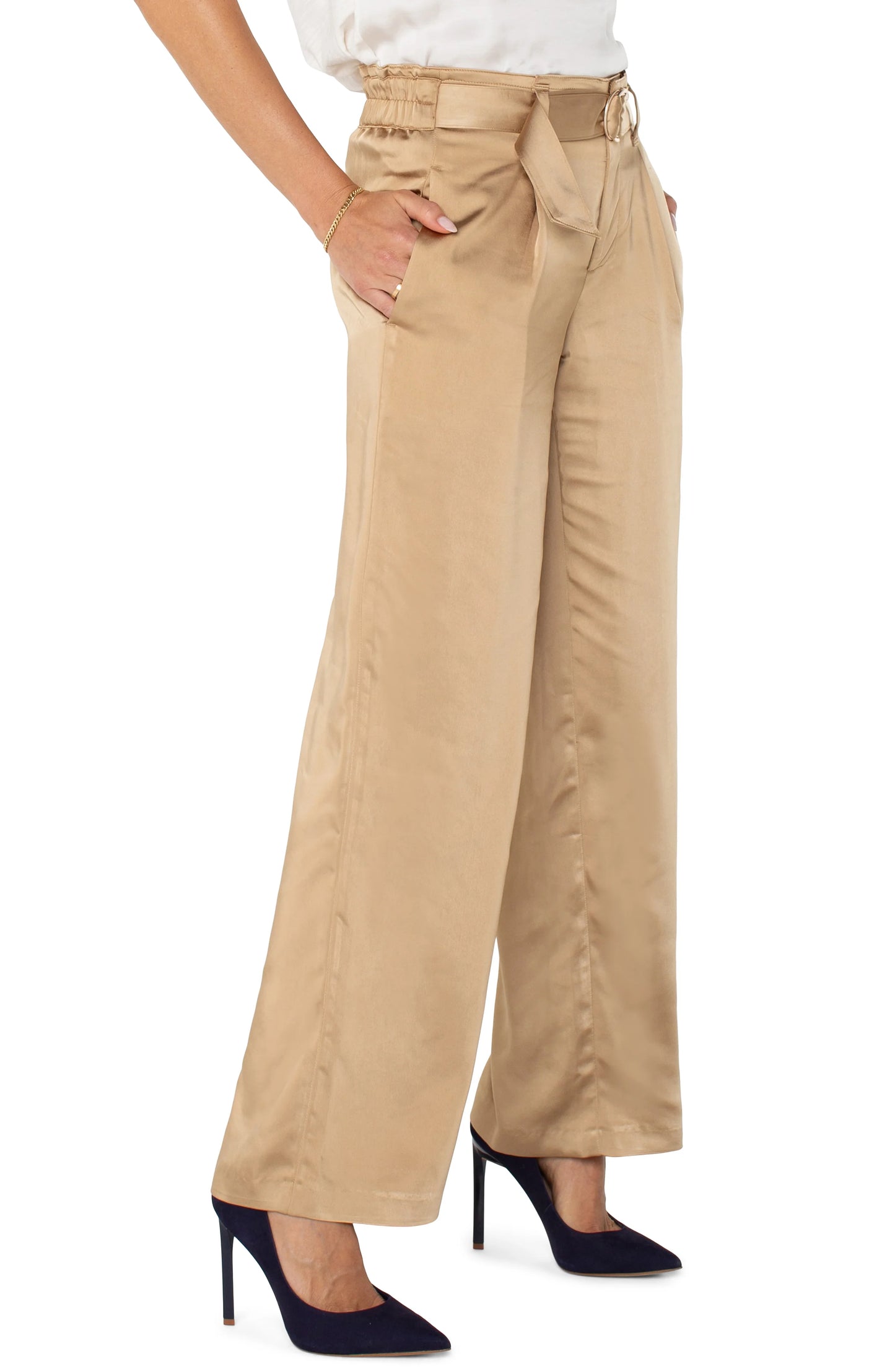 Belted Paperbag Pant