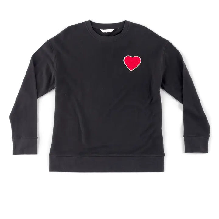 Heart Patch Sweatshirt