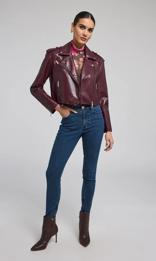 Cosita Vegan Leather Moto Jacket