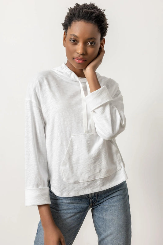 Drawstring Neck Pullover