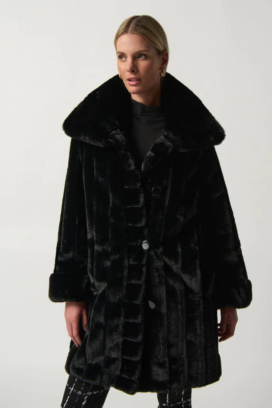 Reversible Faux Fur Coat