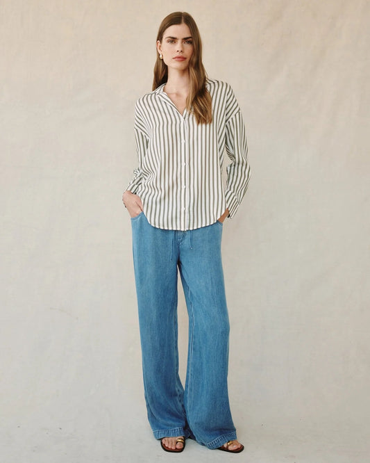 Oversized Button Down Top