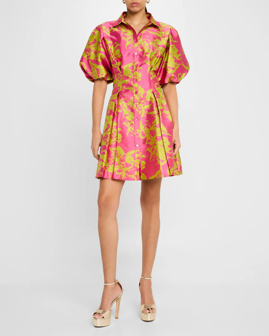 Alicia Jacquard Mini Dress