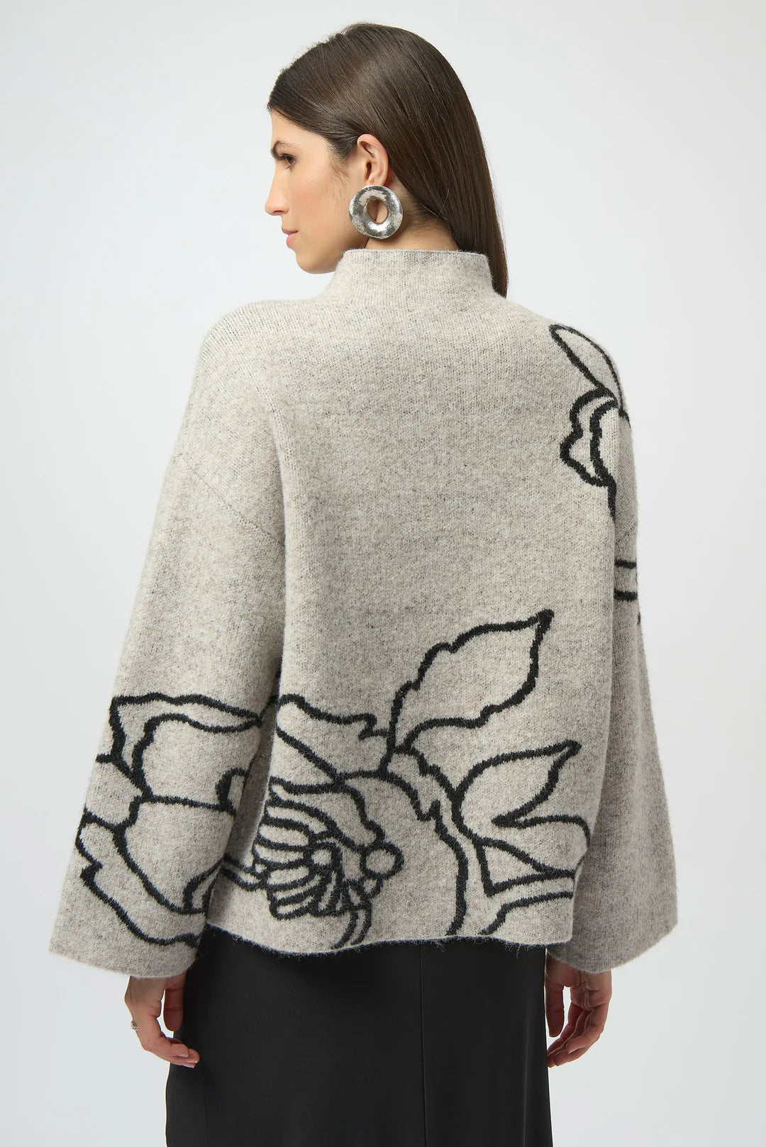 Floral Print Sweater