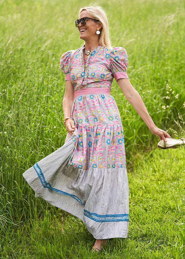 Annabelle Short-Sleeve Maxi Dress