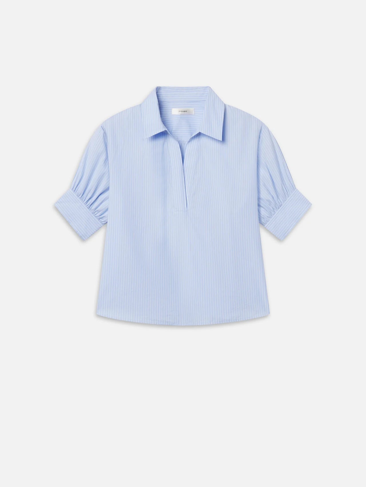 The V Neck Popover Top