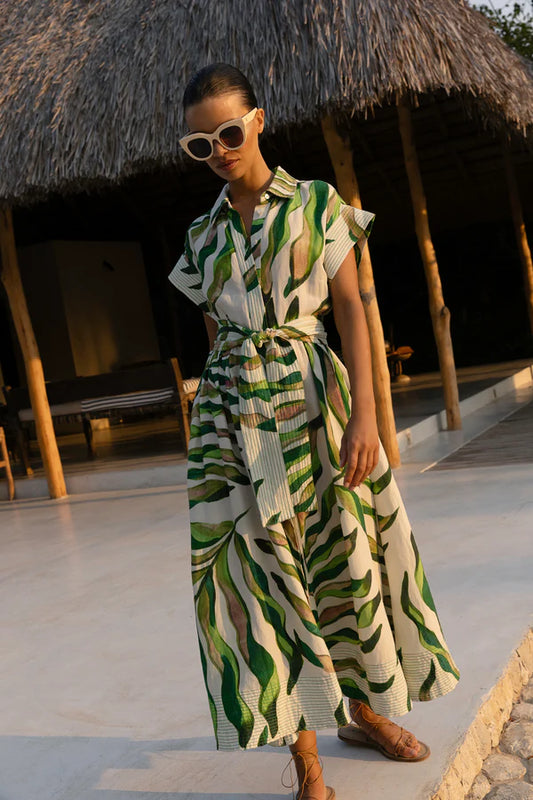 Belted Maldive Midi Dress