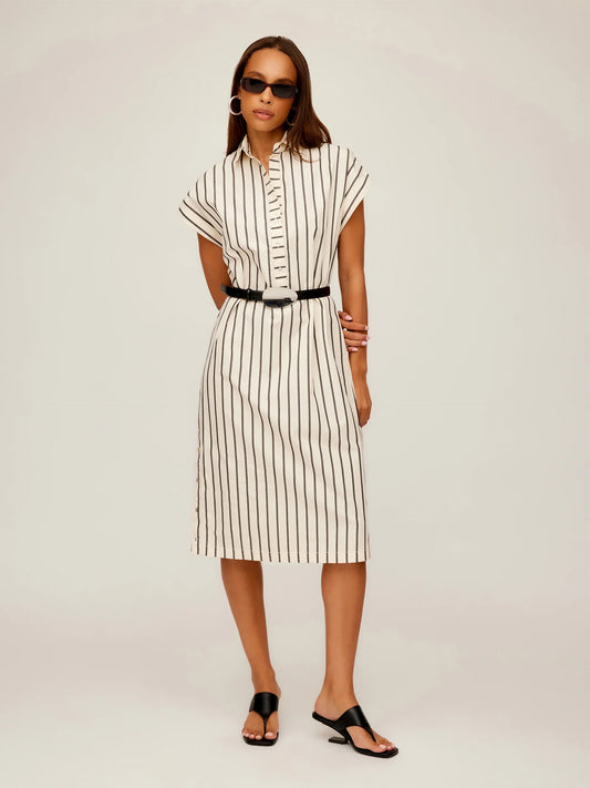 Lucia Stripe Midi Dress