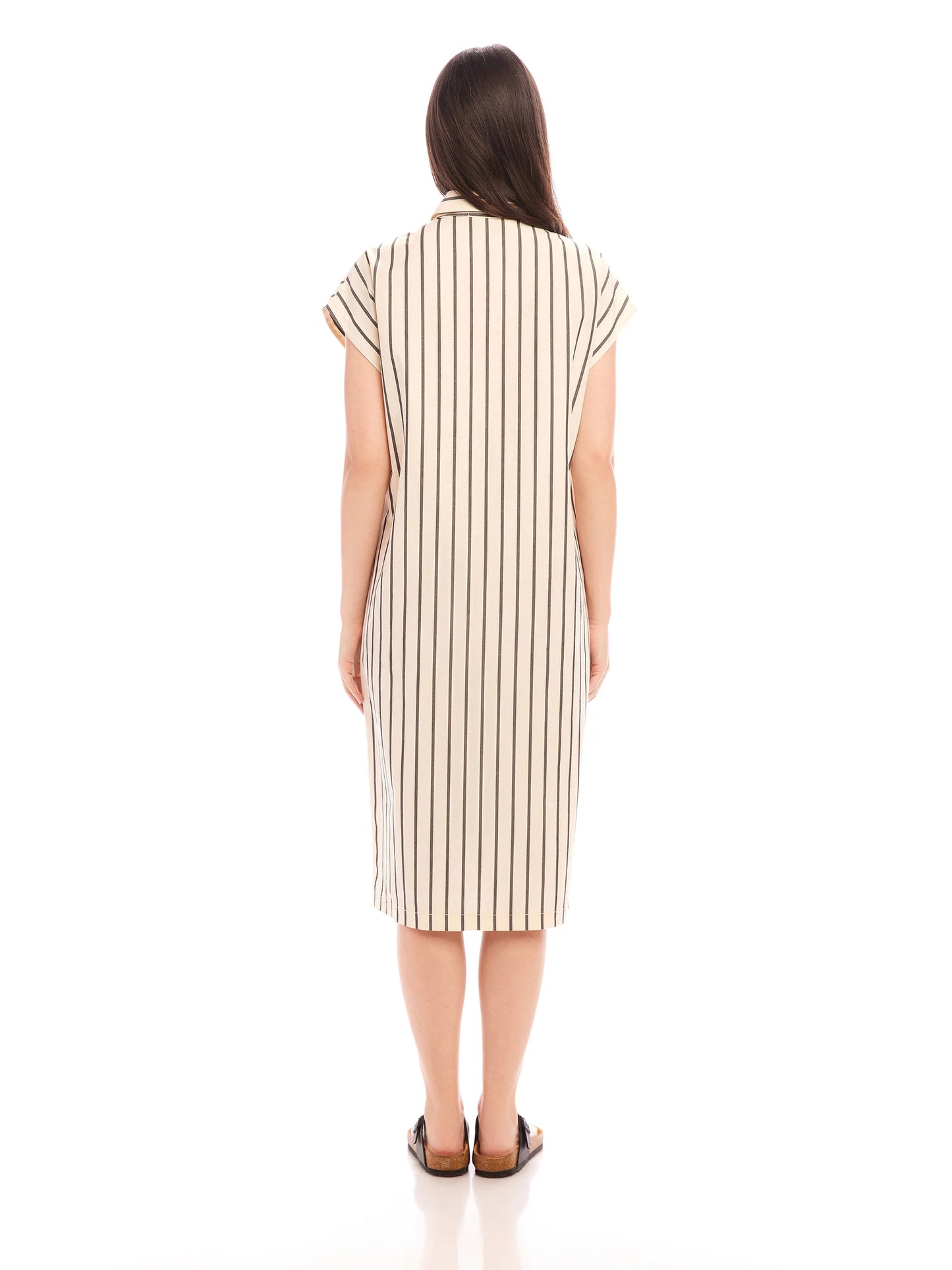 Lucia Stripe Midi Dress