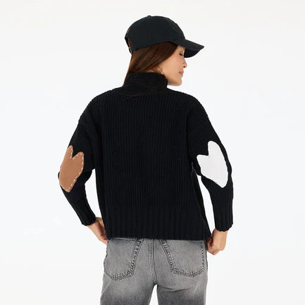 Marlowe Imperfect Heart Sweater