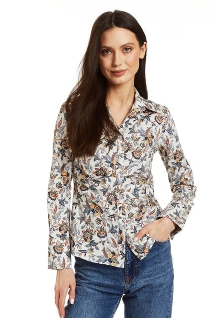 Maria Patterned Top