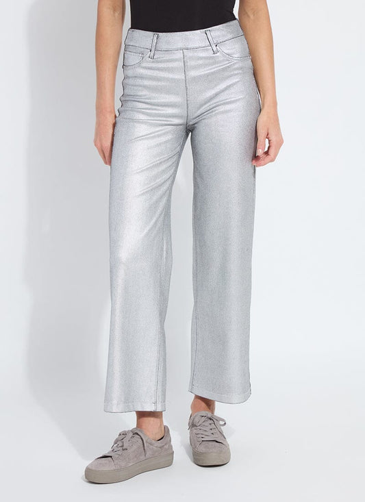 Coated Wide Leg Pant