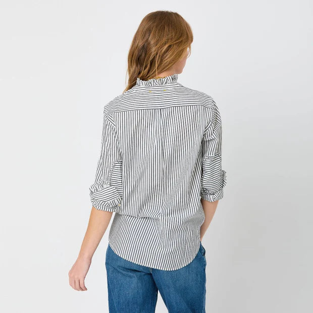 Mia Ruffle Stripe Shirt