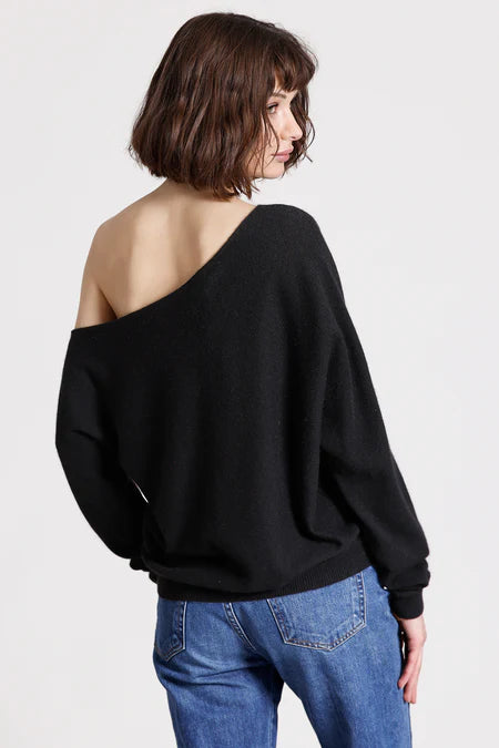 Off Shoulder Cashmere Sweater