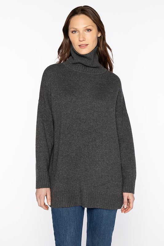 Oversized Cozy Mock Sweater