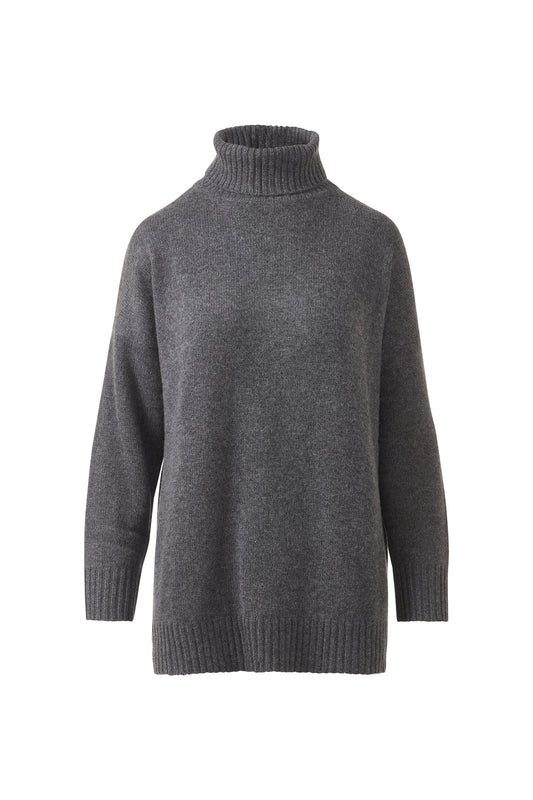 Oversized Cozy Mock Sweater