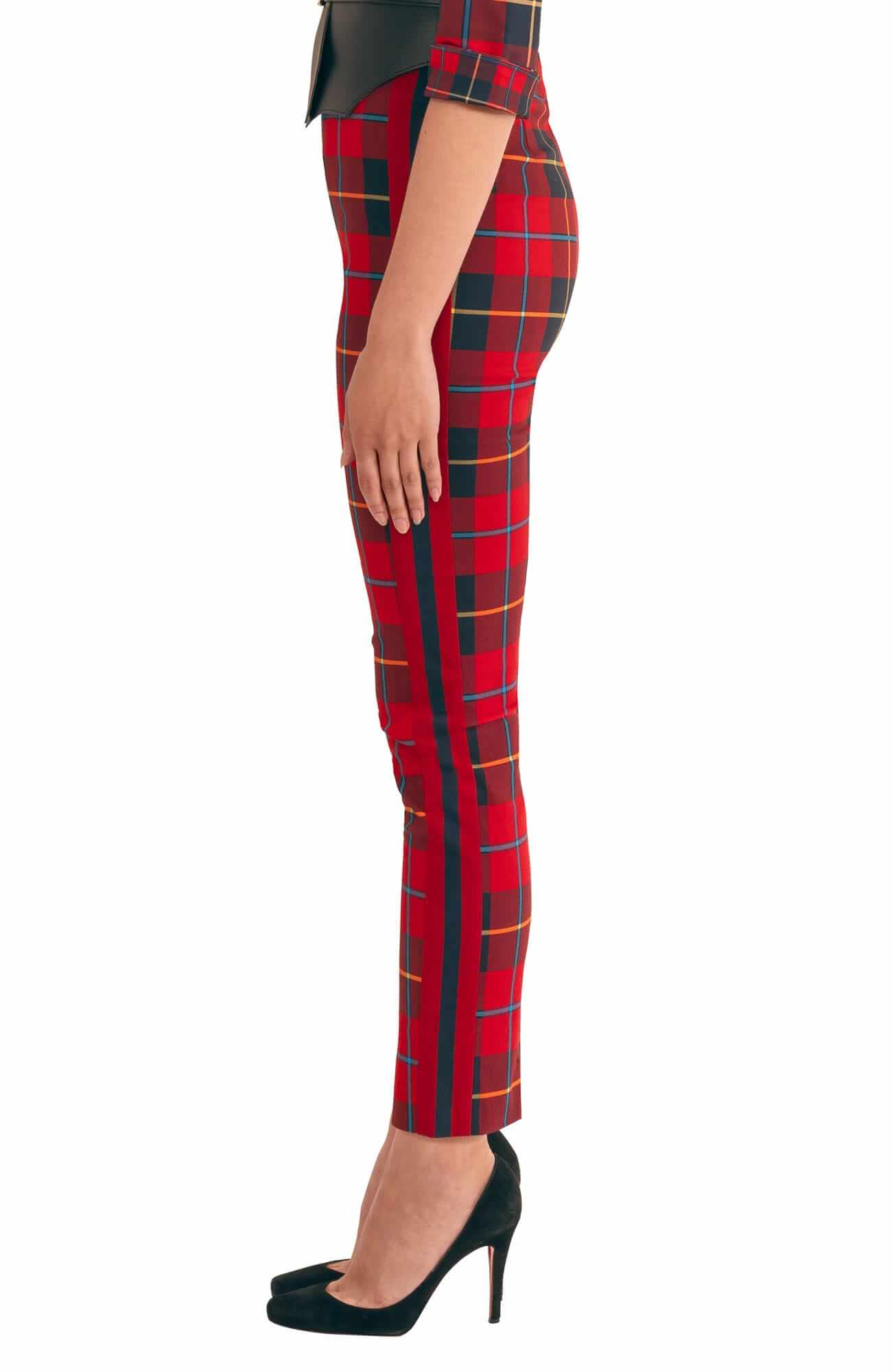 Pull On Plaid Pant