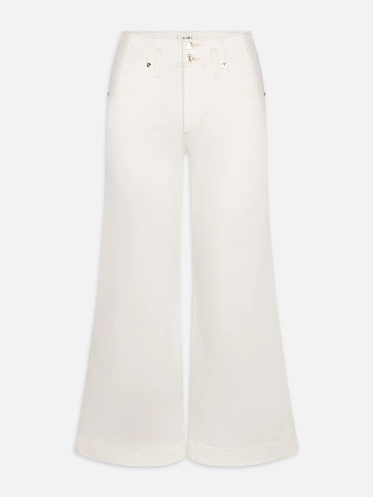The Seamed Wide Trouser Cropped