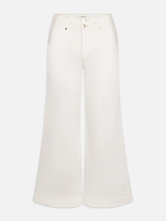 The Seamed Wide Trouser Cropped