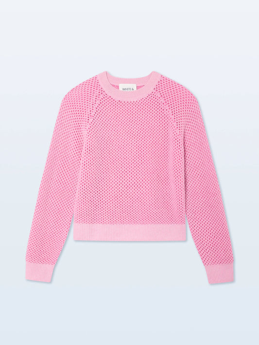 Cashmere Mesh Sweatshirt