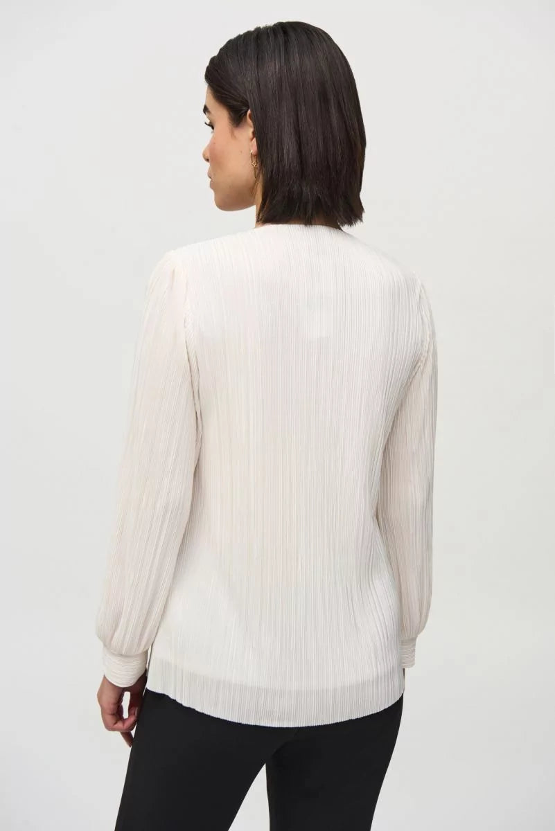 Pleated Vee Top