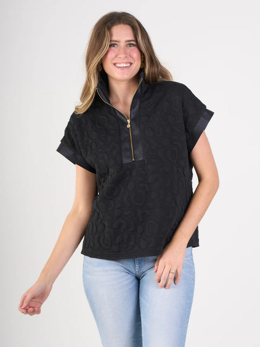 Poppy Quilt Pullover Top