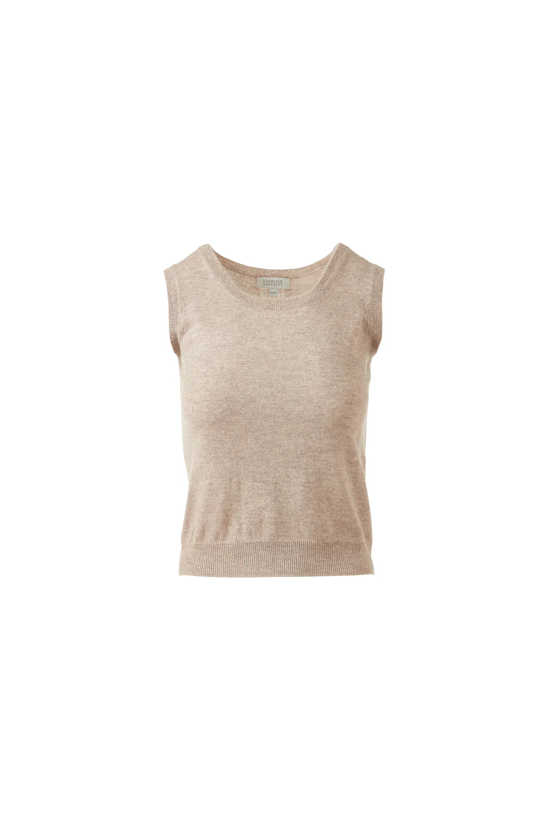 Scoop Neck Cashmere Tank Top
