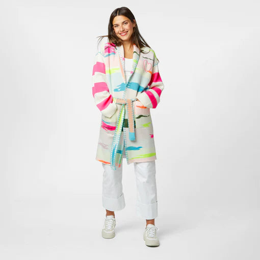 Shawl Collar Reversible Duster