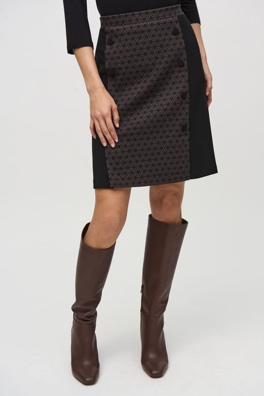 Geometric Mini Skirt