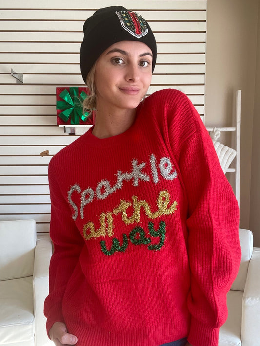 Sparkle Holiday Sweater