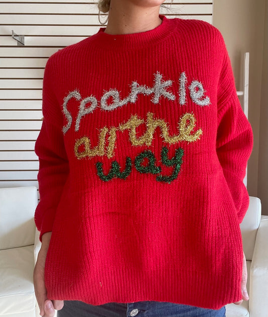 Sparkle Holiday Sweater