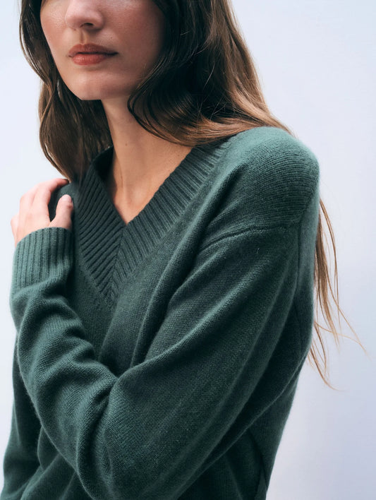 Wide Rib Cashmere Sweater